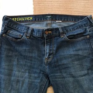 J Crew Matchstick jeans, size 30